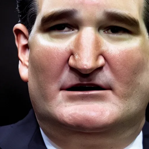 Image similar to Ted Cruz Zodiac Killer realistic fat hairy