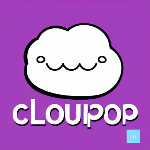 Image similar to happy cloud app logo, digital art, award winning