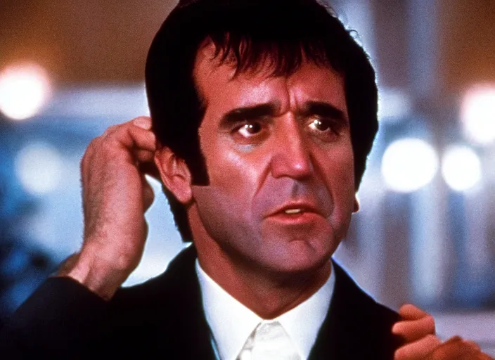 Image similar to film still of joe biden as tony montana in scarface movie, 8 k