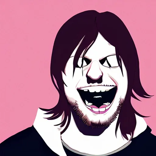 Image similar to Illustration of English IDM musician Aphex Twin as a Danganronpa character, UHD 8k,