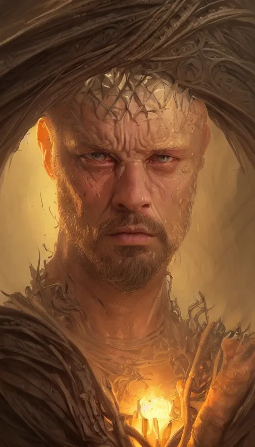 Image similar to hate, rough and ugly male, fame of thrones, lord of daggers, neon, fibonacci, sweat drops, insane, intricate, highly detailed, digital painting, artstation, concept art, smooth, sharp focus, illustration, Unreal Engine 5, 8K, art by artgerm and greg rutkowski and alphonse mucha