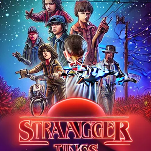 Image similar to stranger things in fortnite