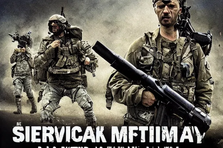 Image similar to Serbian movie in post-apocalyptic military setting: 32K, photorealism