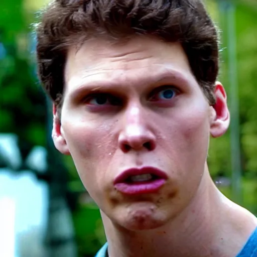 Image similar to Live Action Still of Jerma in Superbad, real life, hyperrealistic, ultra realistic, realistic, highly detailed, epic, HD quality, 8k resolution, body and headshot, film still