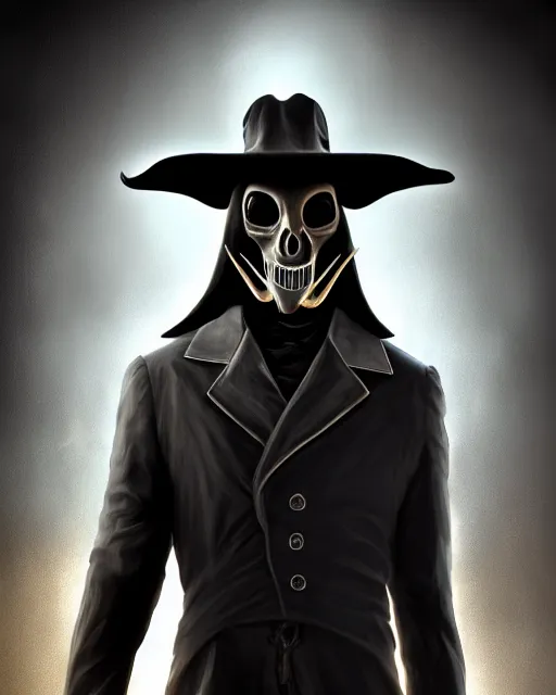 Prompt: a very elegant beautiful outstanding oil painting of a plague doctor as ghost rider, plague doctor mask burnt off, skull showing, 4 k, unreal engine 5, digital art, dramatic lighting, artstation