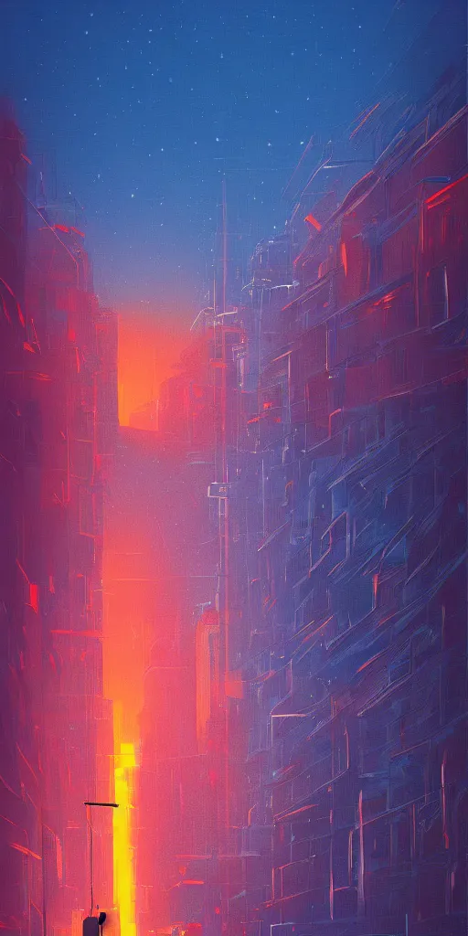 Image similar to i've been on my own for long enough, by alena aenami