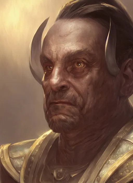 Prompt: Mario Draghi dressed as a realistic templar, face close up, elegant, digital painting, concept art, smooth, sharp focus, illustration, from StarCraft by Ruan Jia and Mandy Jurgens and Artgerm and William-Adolphe Bouguerea