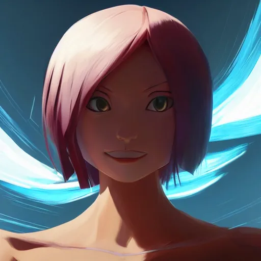 Image similar to face icon stylized minimalist bleach, loftis, cory behance hd by jesper ejsing, by rhads, makoto shinkai and lois van baarle, ilya kuvshinov, rossdraws global illumination