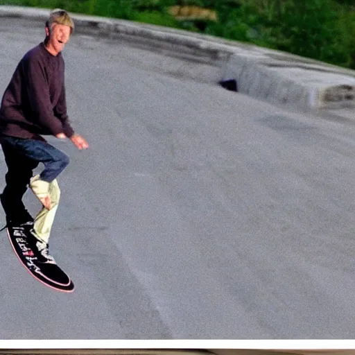 Prompt: tony hawk morphing into an eagle