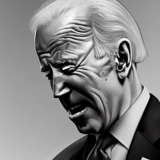 Image similar to joe biden crying, dramatic lighting, cinematic, establishing shot, extremly high detail, photorealistic, cinematic lighting, artstation, style by James Gurney