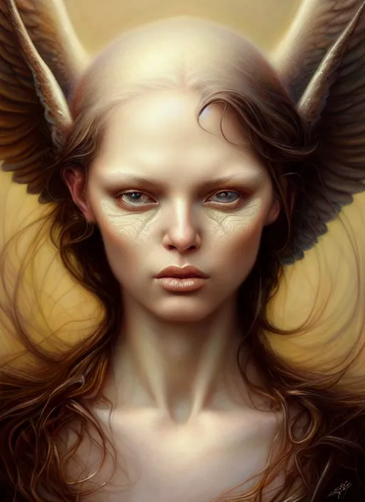 Image similar to tomboy as an angel, fine art, intricate, elegant, highly detailed, realistic hair, centered, digital painting, art station, conceptual art, soft, sharp focus, illustration, artwork, artgerm, tomasz alen kopera, peter mohrbacher, donato giancola, wlop, boris vallejo