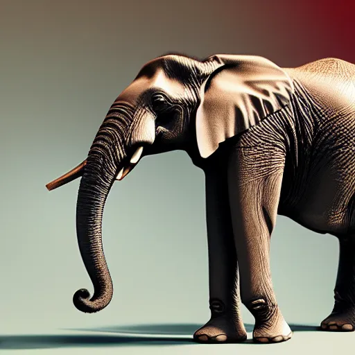 Image similar to happy elephant on circus, 4k, winning awards, HD