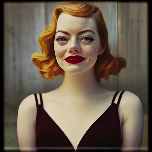 Prompt: Emma Stone as a pinup girl, XF IQ4, 150MP, 50mm, f/1.4, ISO 200, 1/160s, natural light, Adobe Lightroom, DxO Photolab, Corel PaintShop Pro, filling the frame, rule of thirds, symmetrical balance, depth layering, polarizing filter