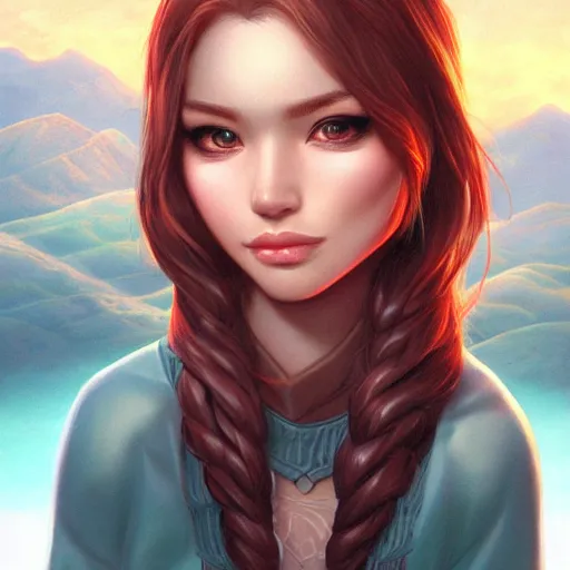 Image similar to a portrait of a character in a scenic environment by artgerm