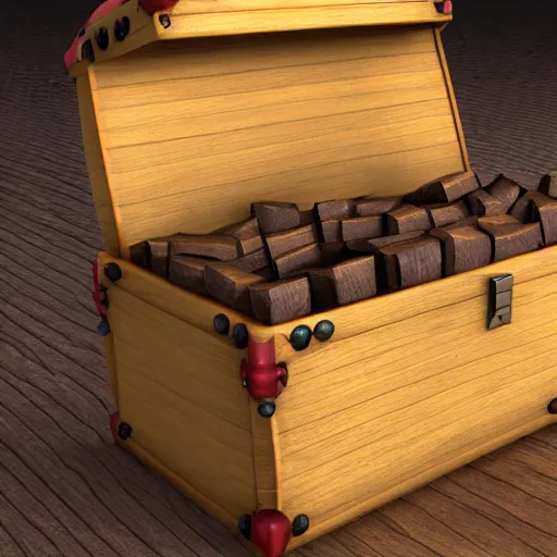 Prompt: treasure chest hyper realistic, 8k resolution,