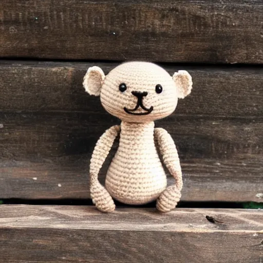 Image similar to cute otter Amigurumi