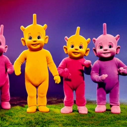 Prompt: Teletubbies Baby Sinclair