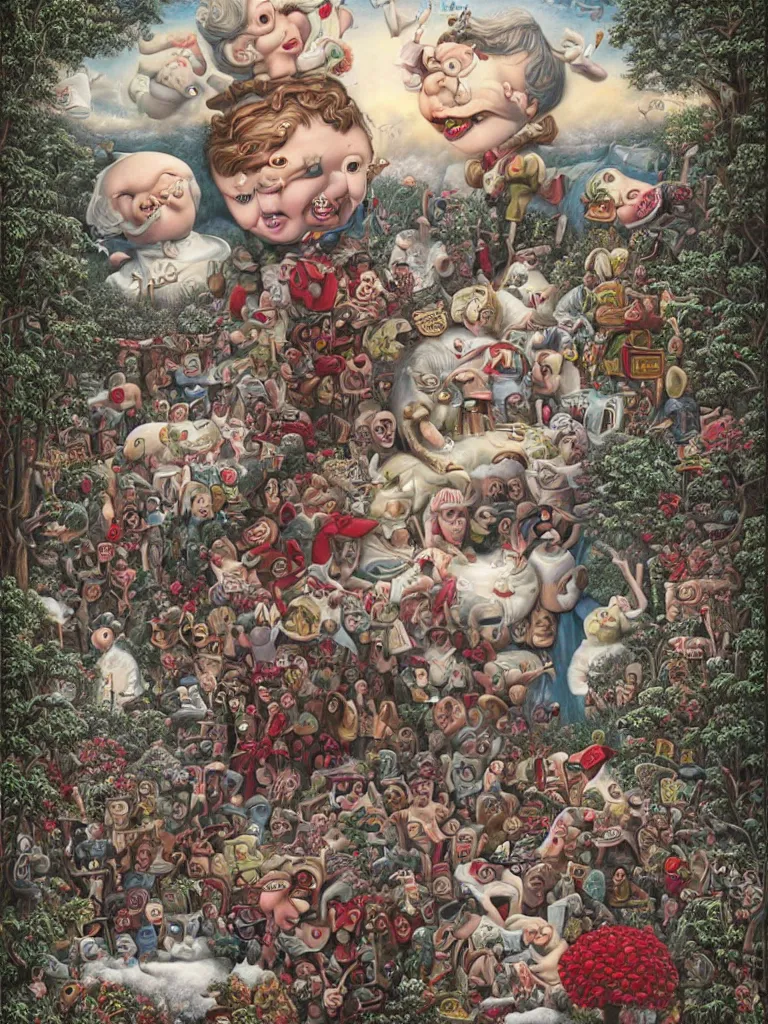 Image similar to This is the Hour of Lead remembered, if outlived, as Freezing persons, recollect the Snow First Chill then Stupor then the letting go Mark Ryden and Alex Gross, Todd Schorr highly detailed