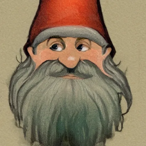 Image similar to Portrait of a gnome called Eldon, who is a young wizard that studied at the School of Abjuration.