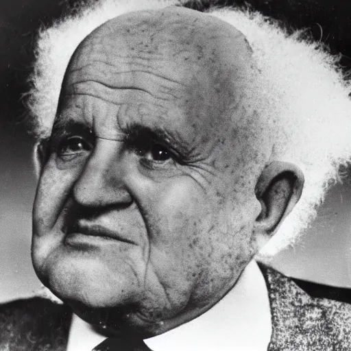 Image similar to ben gurion in space