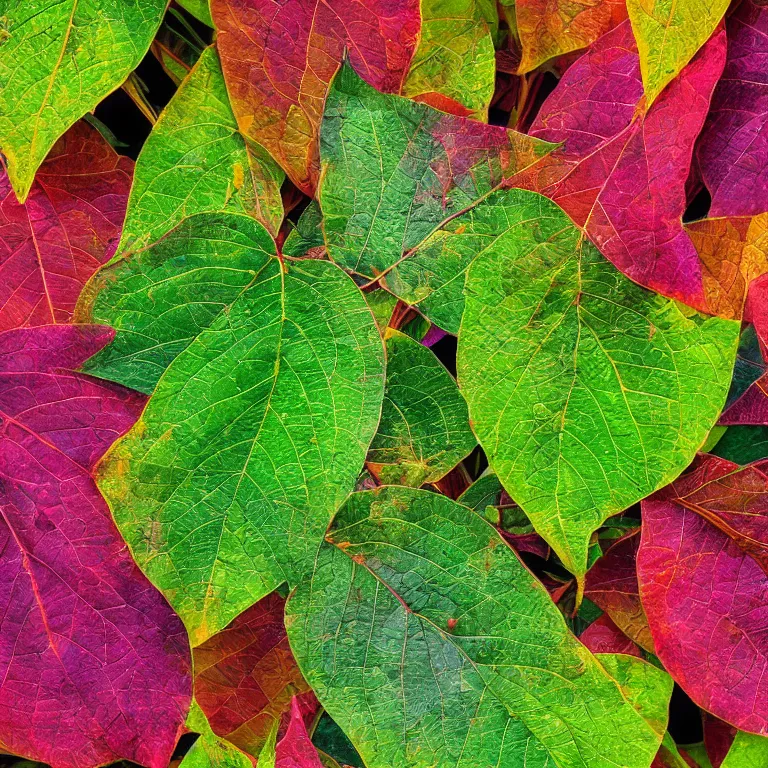 Image similar to a beautiful picture of amborellaceae with fantastic leaves with detailed abaxial structure, structural, textural, fantasy art, high quality, 8 k resolution, colorful, shining