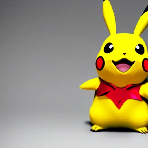 Prompt: a stunning photograph of a pikachu wearing a cape, 8 k hd, incredibly detailed