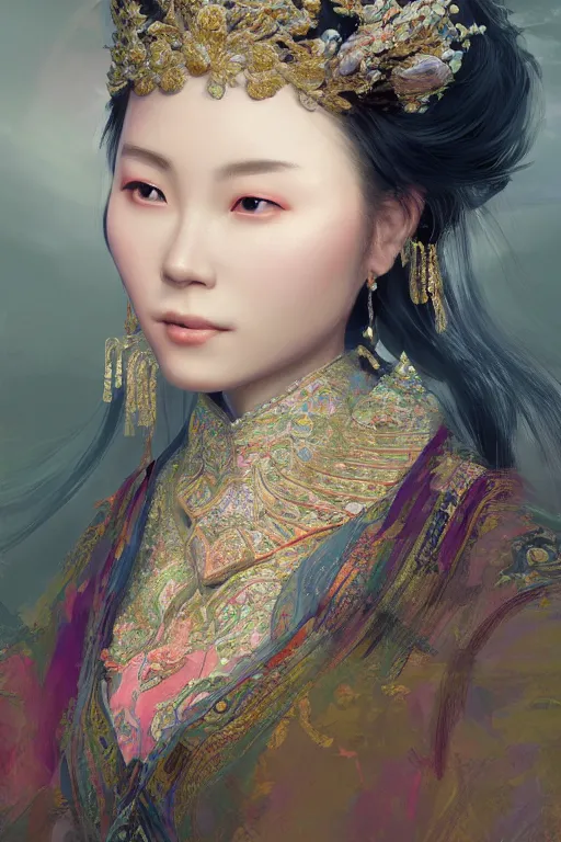 Han Chinese woman - Xenis Designs - Paintings & Prints, People & Figures,  Portraits, Female - ArtPal