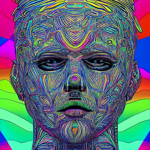 Image similar to the head of a beautiful kpop man partially made of rainbows, an ultrafine detailed illustration by james jean, final fantasy, intricate linework, bright colors, behance contest winner, vanitas, angular, altermodern, unreal engine 5 highly rendered, global illumination, radiant light, detailed and intricate environment