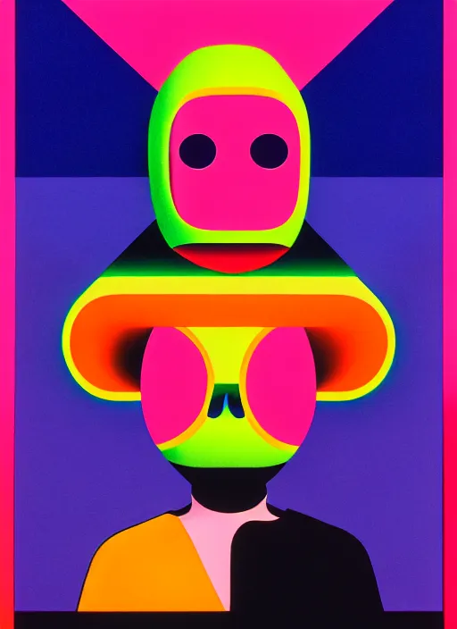 Image similar to person wearing a mask by shusei nagaoka, kaws, david rudnick, airbrush on canvas, pastell colours, cell shaded, 8 k