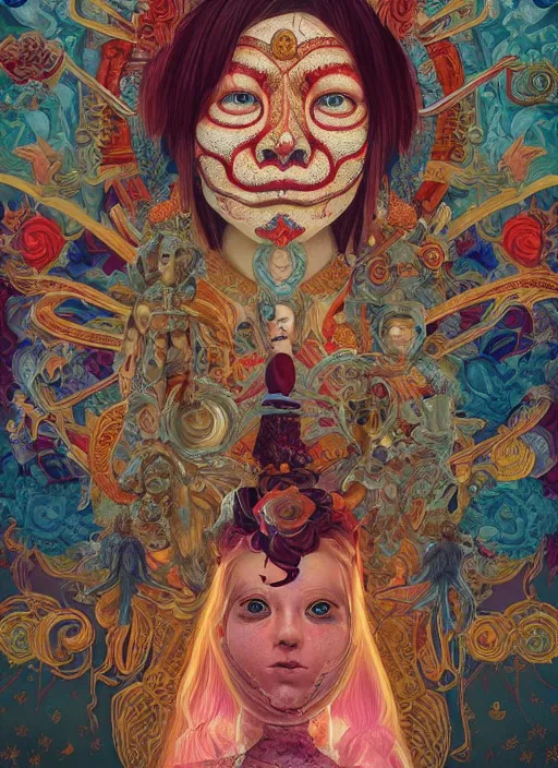 Image similar to tibetan :: by Martine Johanna and Simon Stålenhag and Chie Yoshii and Casey Weldon and Guillermo del toro :: ornate, dynamic, particulate, rich colors, intricate, elegant, highly detailed, centered, artstation, smooth, sharp focus, octane render, 3d