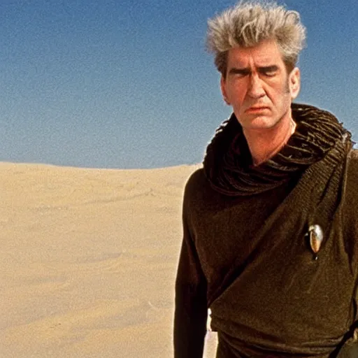 Image similar to kramer in david lynch's dune, movie still