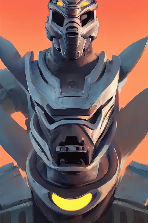 Image similar to epic mask helmet robot ninja portrait stylized as fornite style game design fanart by concept artist gervasio canda, behance hd by jesper ejsing, by rhads, makoto shinkai and lois van baarle, ilya kuvshinov, rossdraws global illumination radiating a glowing aura global illumination ray tracing hdr render in unreal engine 5