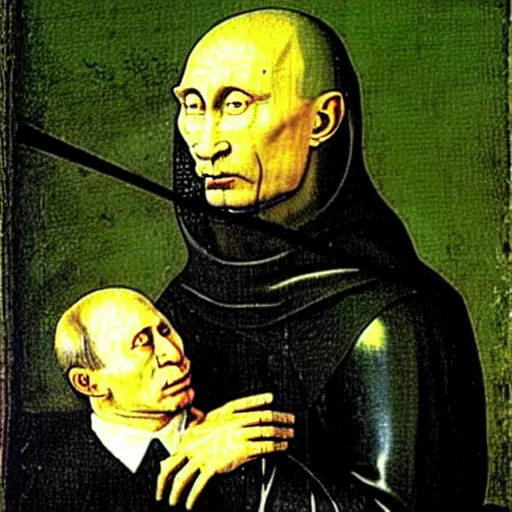 Prompt: putin by hieronymus bosch