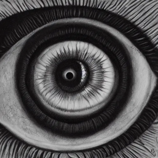 Prompt: the eyes of evils, 8 k detailed artwork