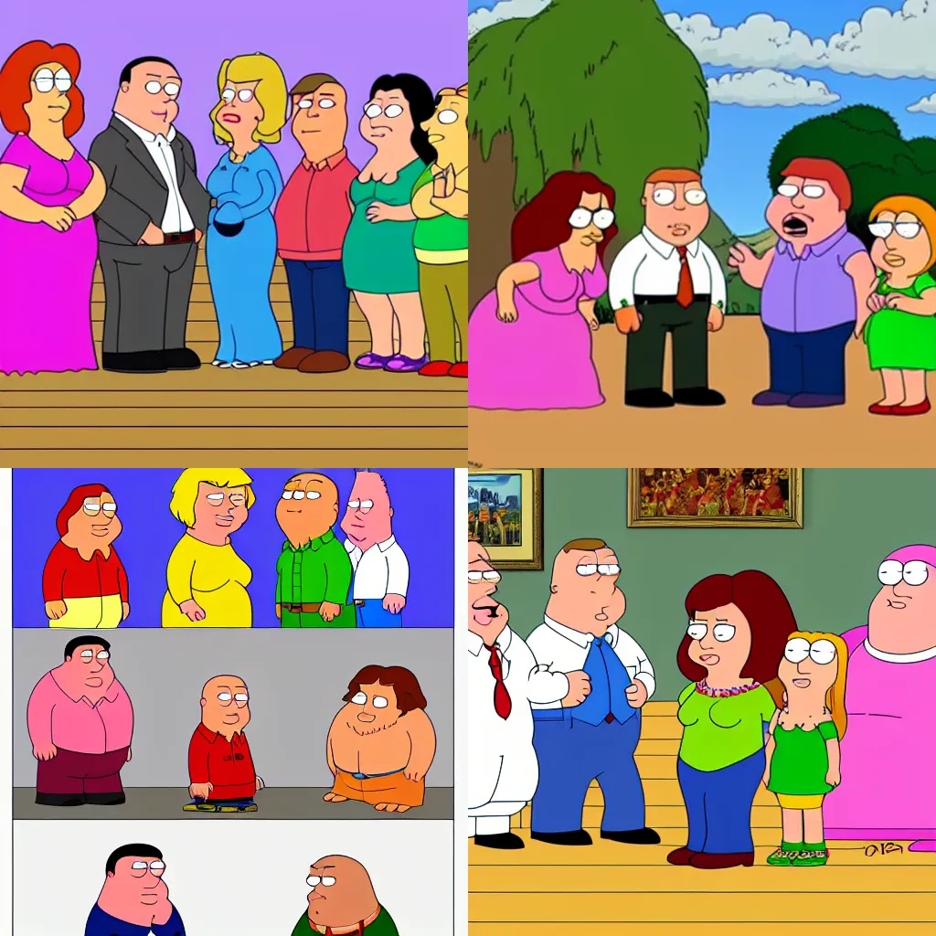 Image similar to family guy