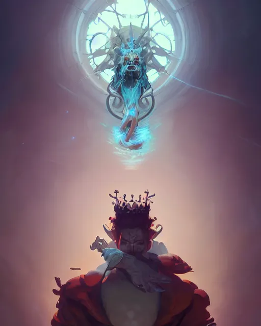 Prompt: king of time reaper, complex 3 d render by peter mohrbacher, ilya kuvshinov, victo ngai, ryohei hase, dramatic lighting, intricate, highly detailed, sharp focus, unreal engine, blender, artstation, masterpiece, ray tracing