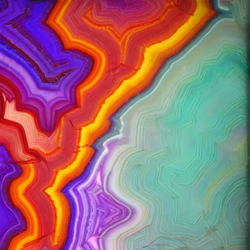 Prompt: composition notebook agate pattern, multicolored pastel rainbow, artstation