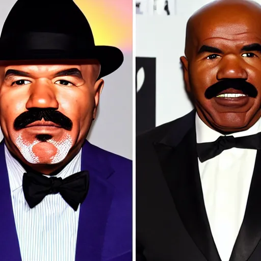 Prompt: heisenberg and steve harvey