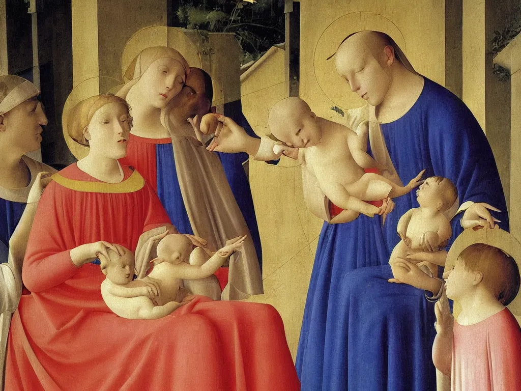 Prompt: Painting by Fra Angelico