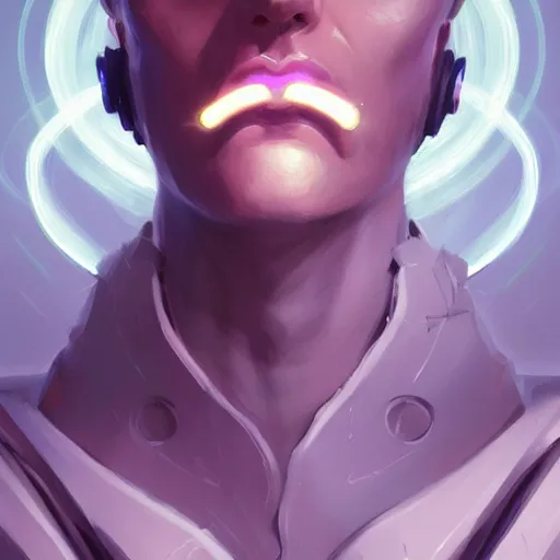 Prompt: portrait of a beautiful cybernetic male concept art by pete mohrbacher and artgerm and wlop and deathburger and syd mead, digital art, highly detailed, intricate, sci-fi, neon colors, sharp focus, Trending on Artstation HQ, deviantart, unreal engine 5, 4K UHD image