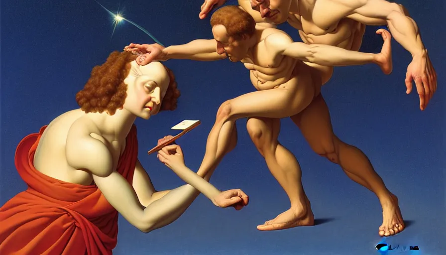 Image similar to the two complementary forces that make up all aspects and phenomena of life, by Thomas Blackshear