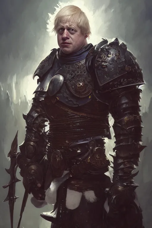 Prompt: boris johnson with an eyepatch wearing armour, anatomy, bathed in light, highly detailed, photorealistic, artstation, smooth, sharp focus, illustration, unreal engine 5, 8 k, art by artgerm and greg rutkowski and edgar maxence