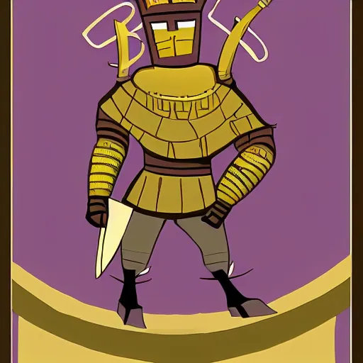 Image similar to a nobel knight by genndy tartakovsky