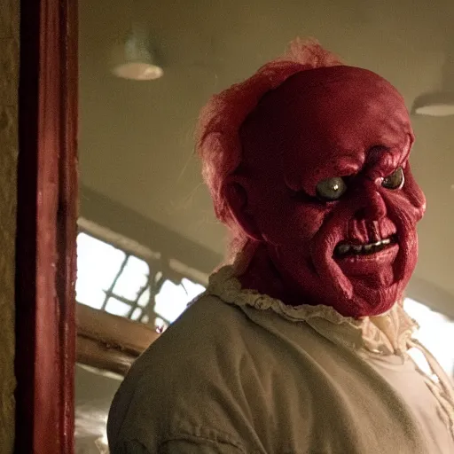 Prompt: Film still of Frankenberry, from Insidious (2010)