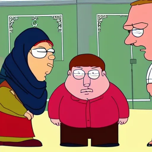 Image similar to Ramzan Kadyrov in Family Guy