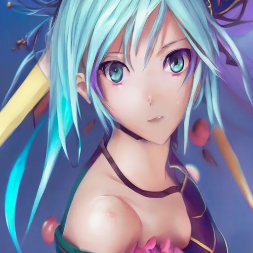 Prompt: beautiful anime art of Aqua from Konosuba by WLOP, rossdraws, Logan Cure, Mingchen Shen, BangkuART, sakimichan, yan gisuka, JeonSeok Lee, zeronis, Chengwei Pan on artstation