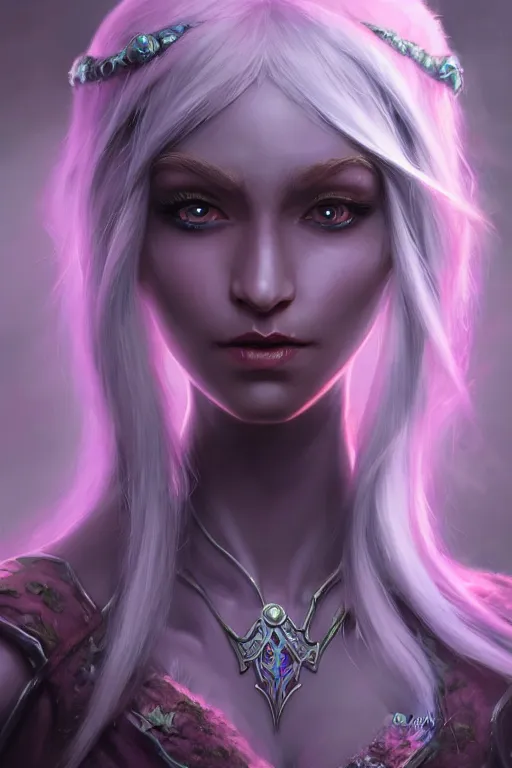 Image similar to drow elf princess, highly detailed, d & d, fantasy, highly detailed, digital painting, trending on artstation, concept art, sharp focus, illustration, global illumination, ray tracing, realistic shaded, art by stanley artgerm lau, wlop, rossdraws, frank frazetta, andrei riabovitchev, marc simonetti