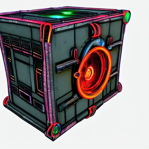 Prompt: cinema 4d colorful render, giant glowing nuclear battery core inside of a mechanical android chest