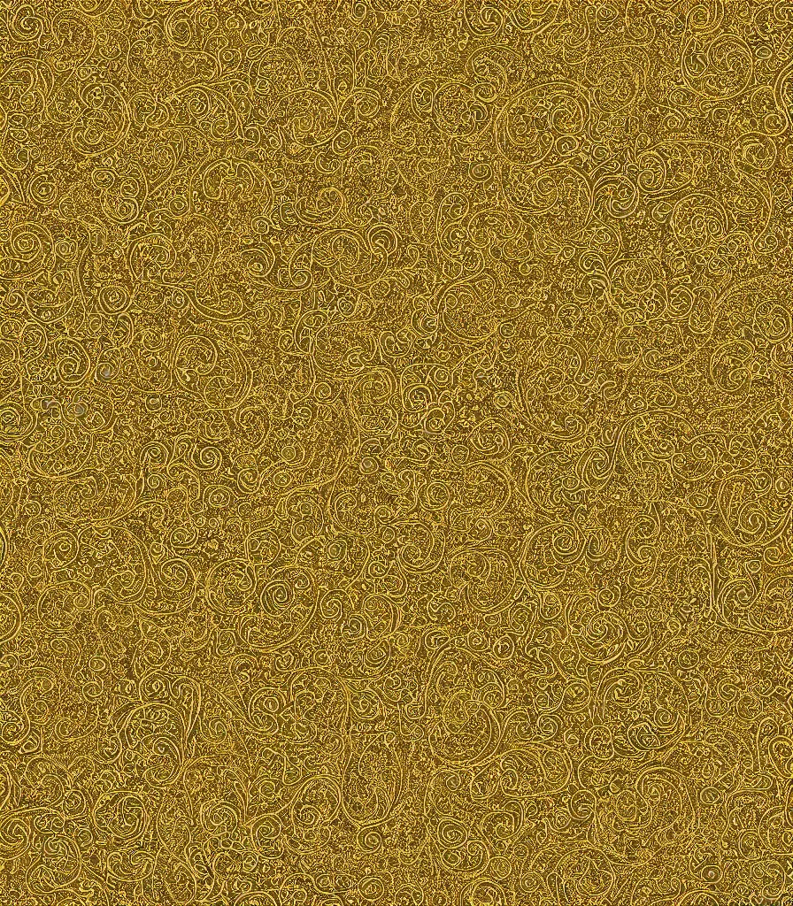 Image similar to intricate transparent golden pattern texture map