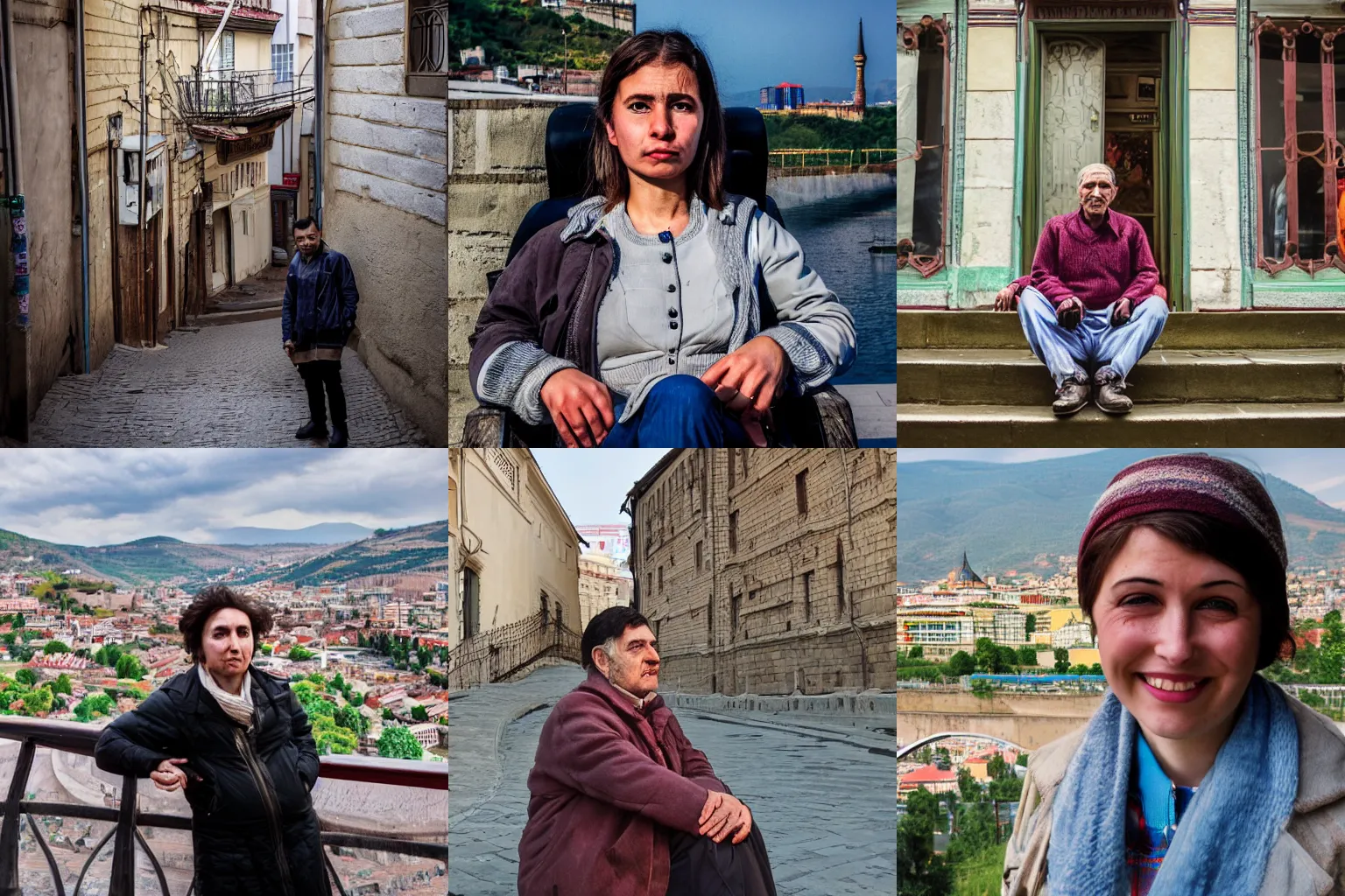 Prompt: portrait of person living in tbilisi